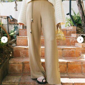 Flare Camel Pants